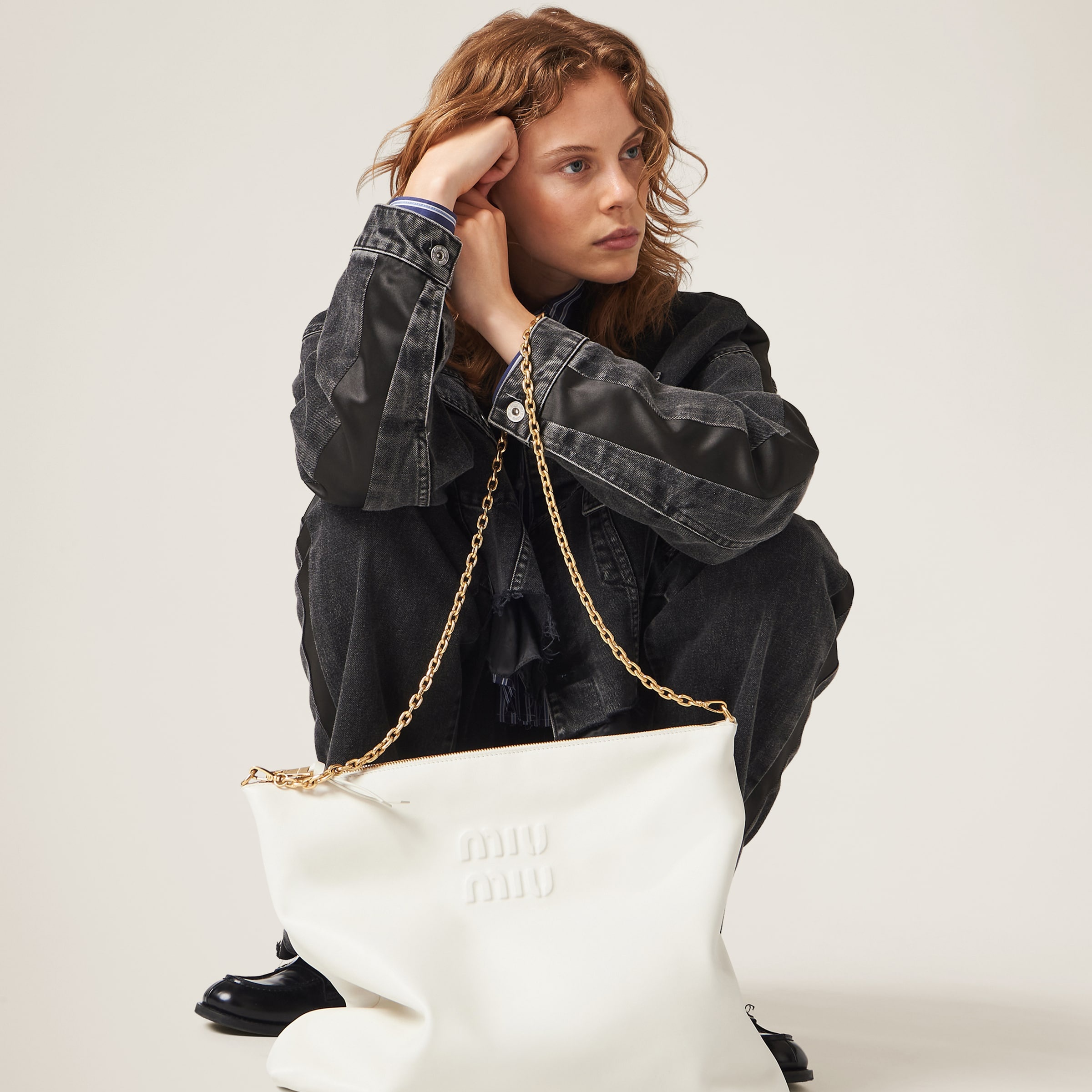 Leather shoulder bag - 4