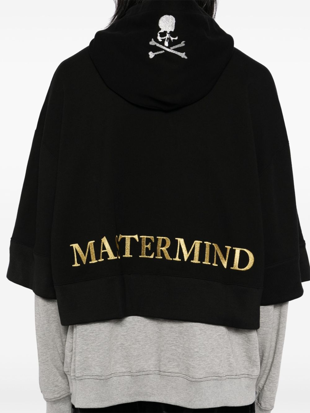 logo-embroidered hoodie - 5