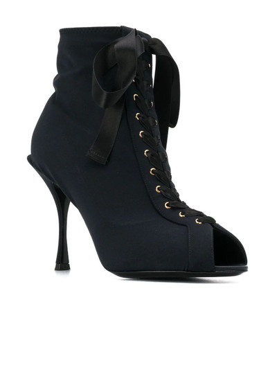 Dolce & Gabbana Bette open toe booties outlook