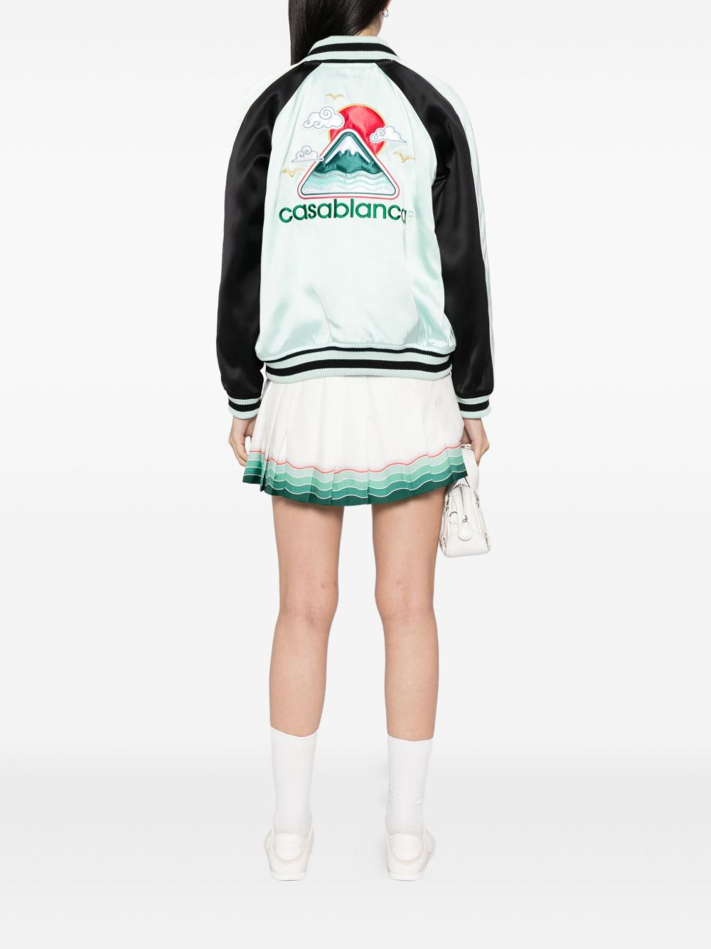 logo-embroidered jacket - 2