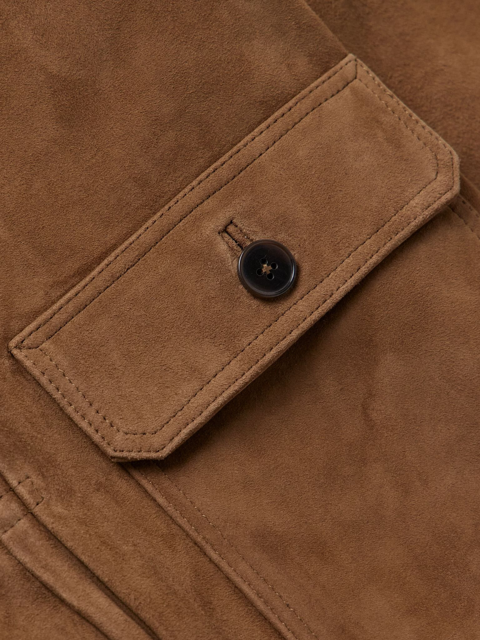 Lazlo Suede Jacket Brown - 5