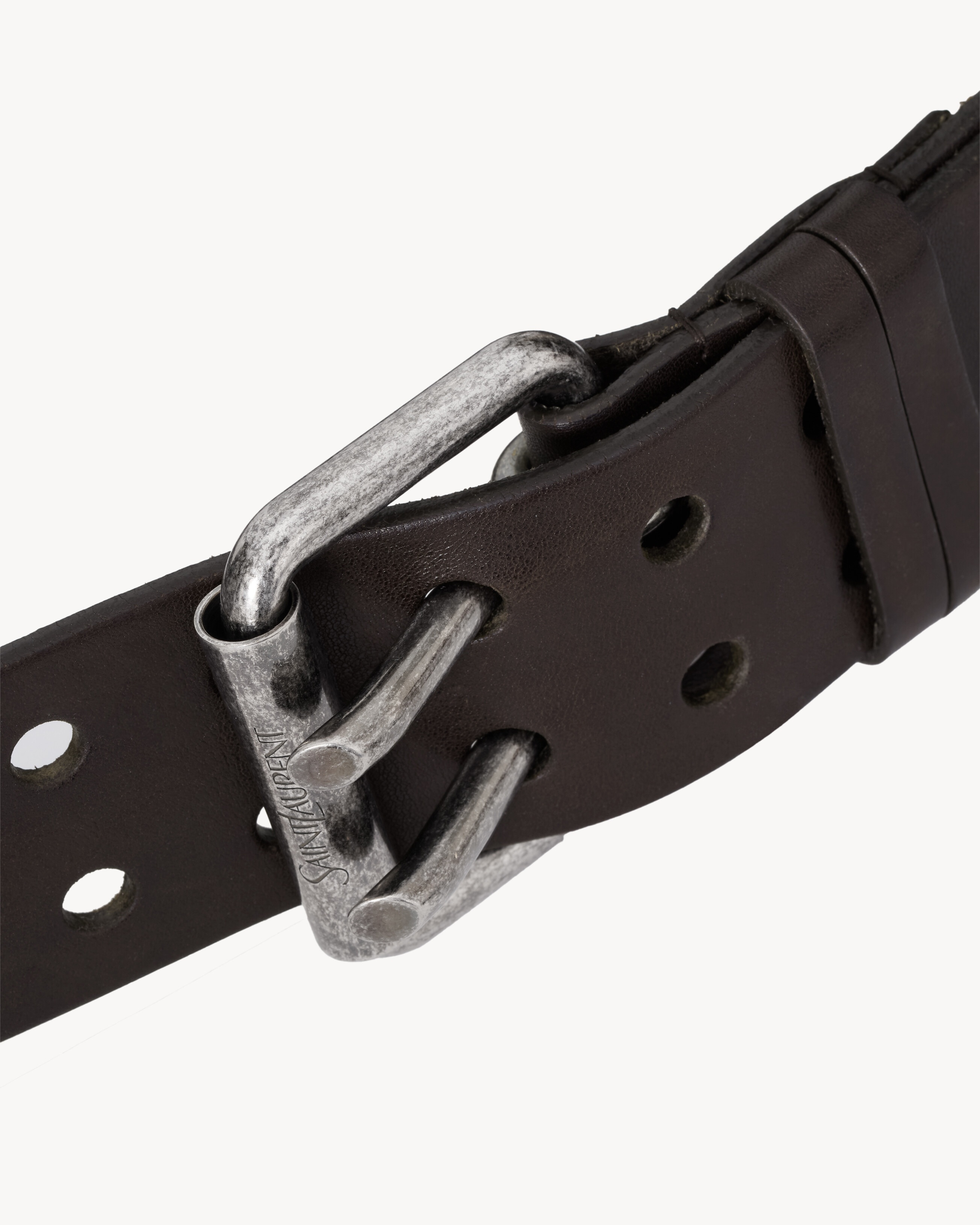 MOTORCYCLE BELT IN LEATHER - 4