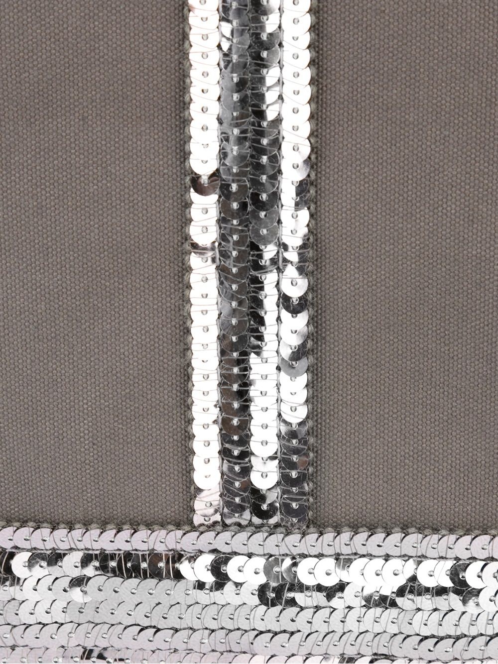 sequin trim shopping tote - 6