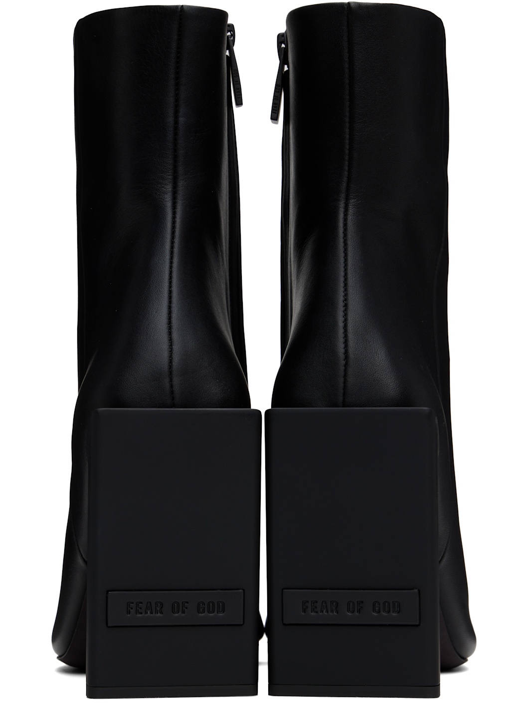 Black Calf Ankle Boots - 2