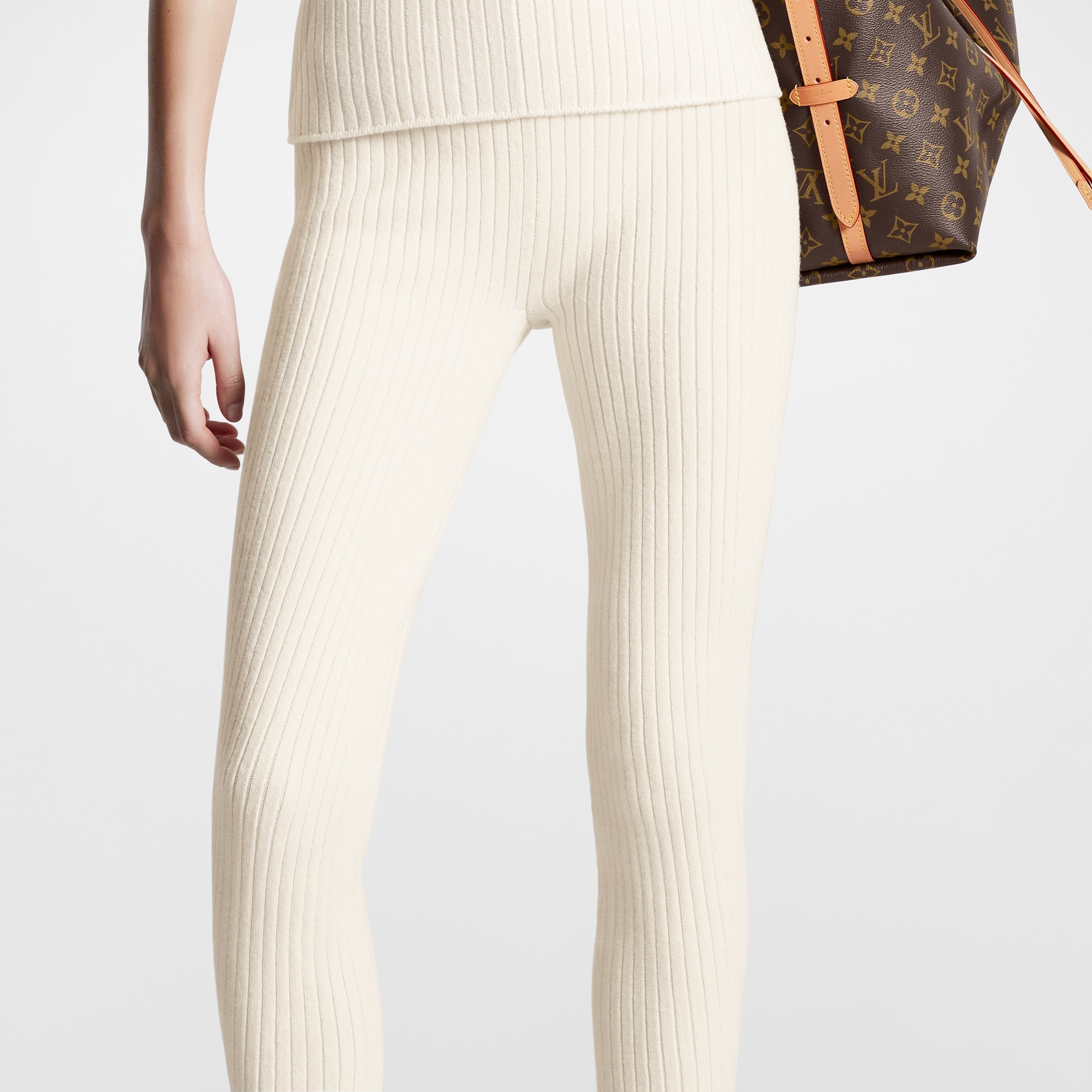 Ribbed Knit Leggings - 2