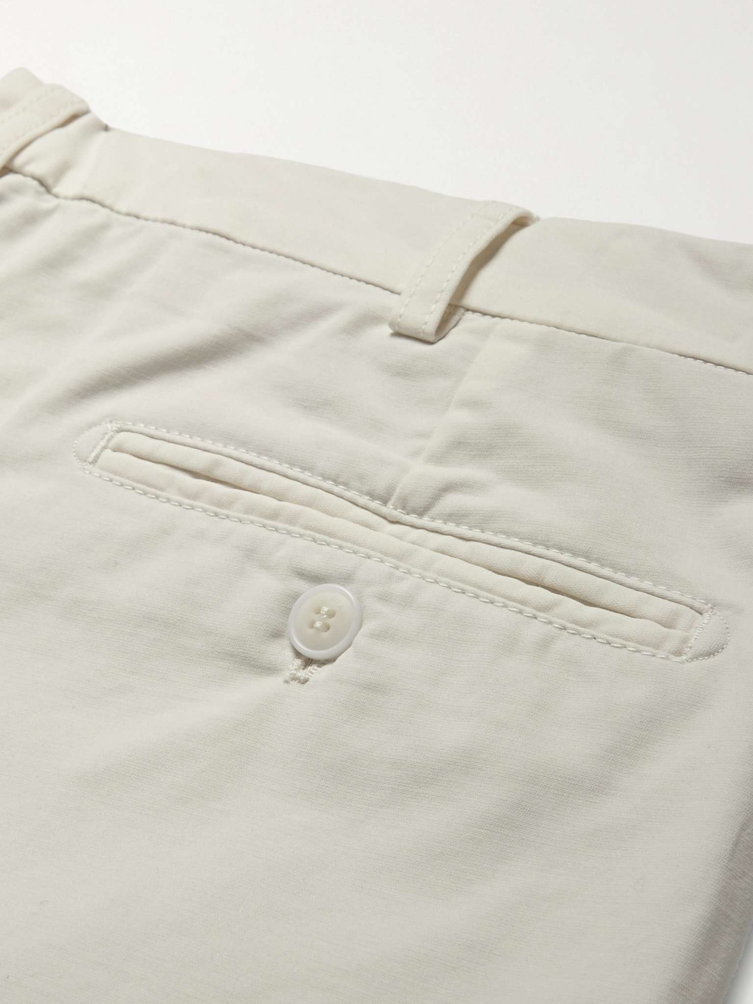 Slim-Fit Stretch-Cotton Bermuda Shorts - 6