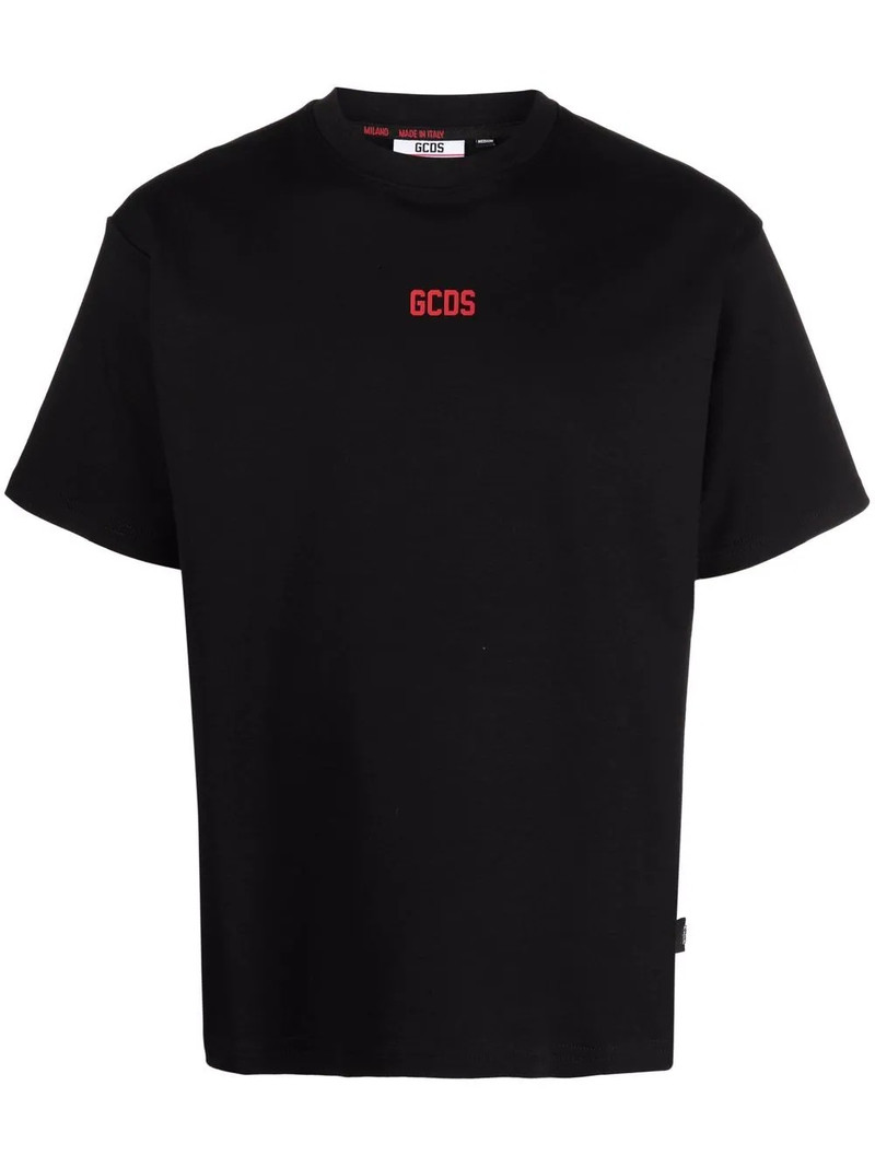 logo-print cotton T-shirt 1