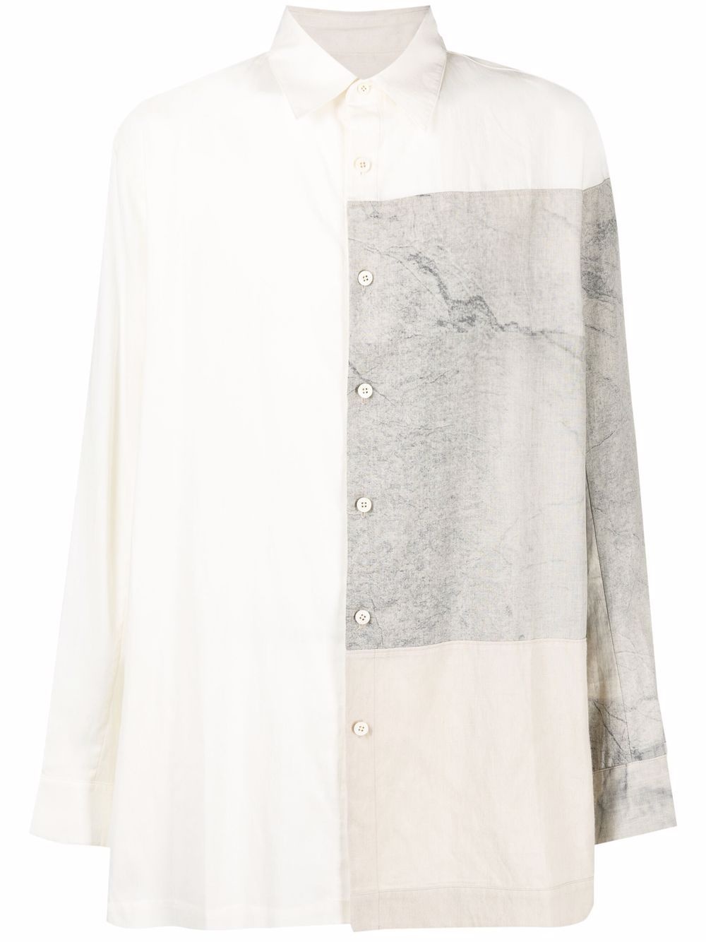 marble panel shirt - 1