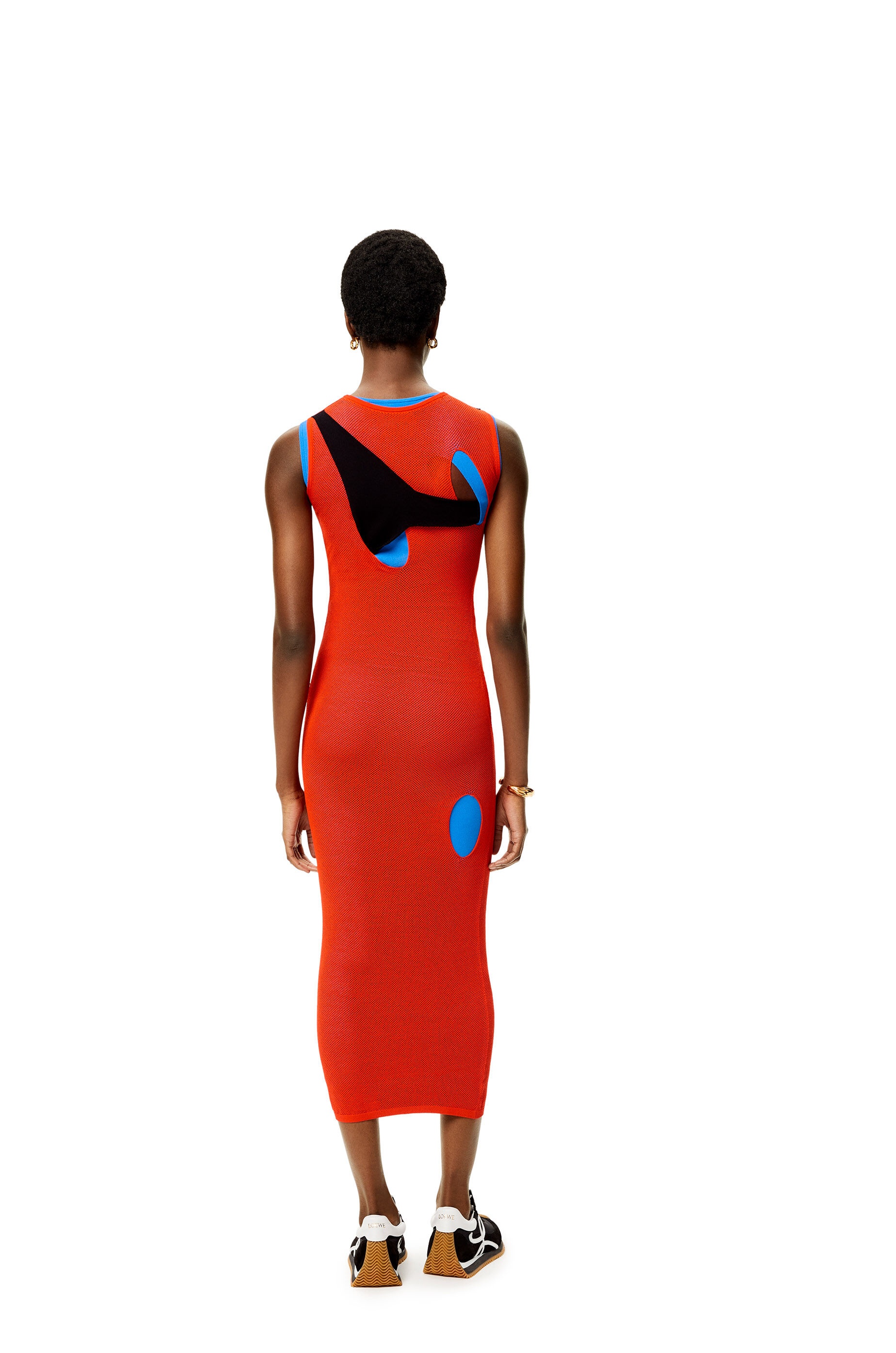 Cut-out dress in viscose - 3