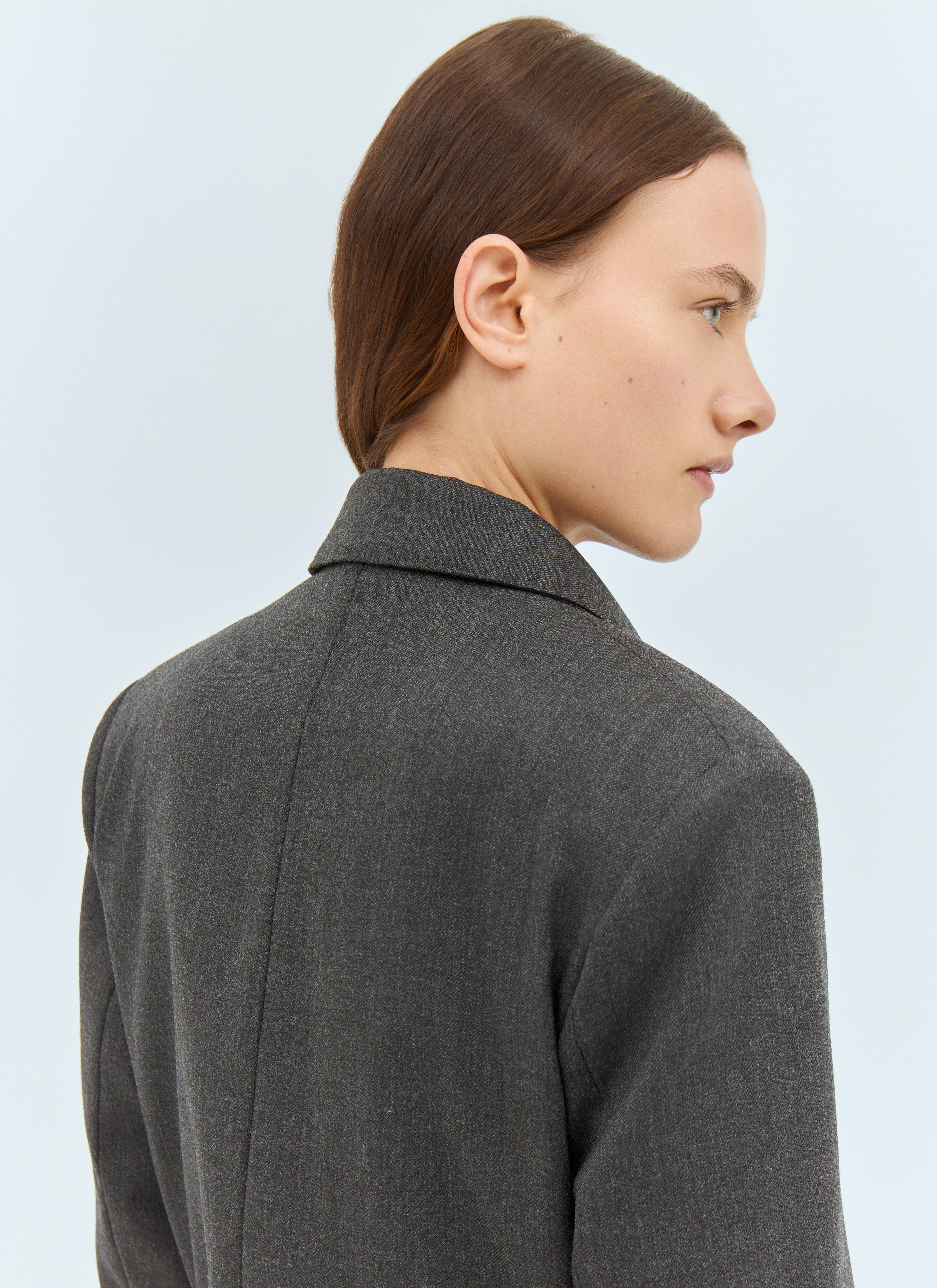 Max Mara Women Double-Breasted Wool Blazer - 6