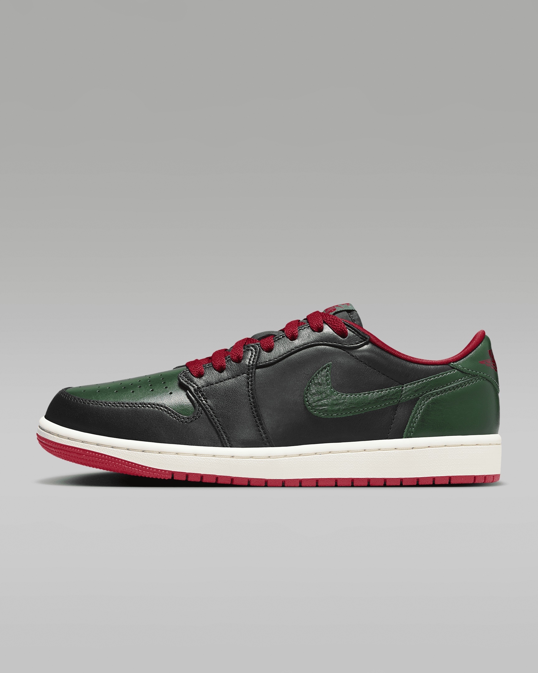 Air Jordan 1 Low OG "Black/Gorge Green" Women's Shoes - 1