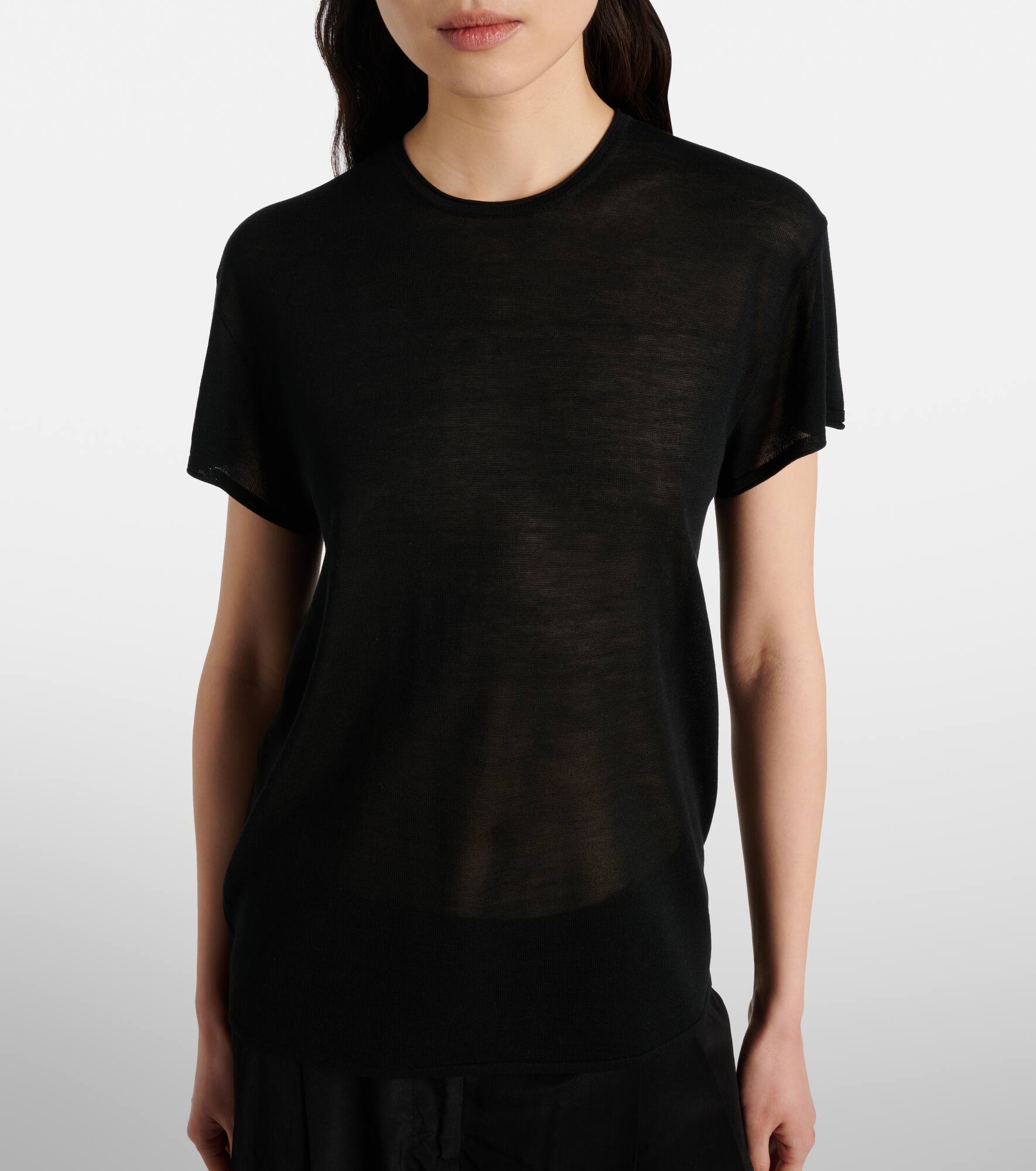 Knitted silk t-shirt - 5