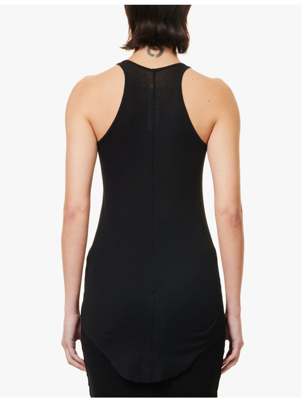 Round-neck sleeveless cotton-knit top - 4