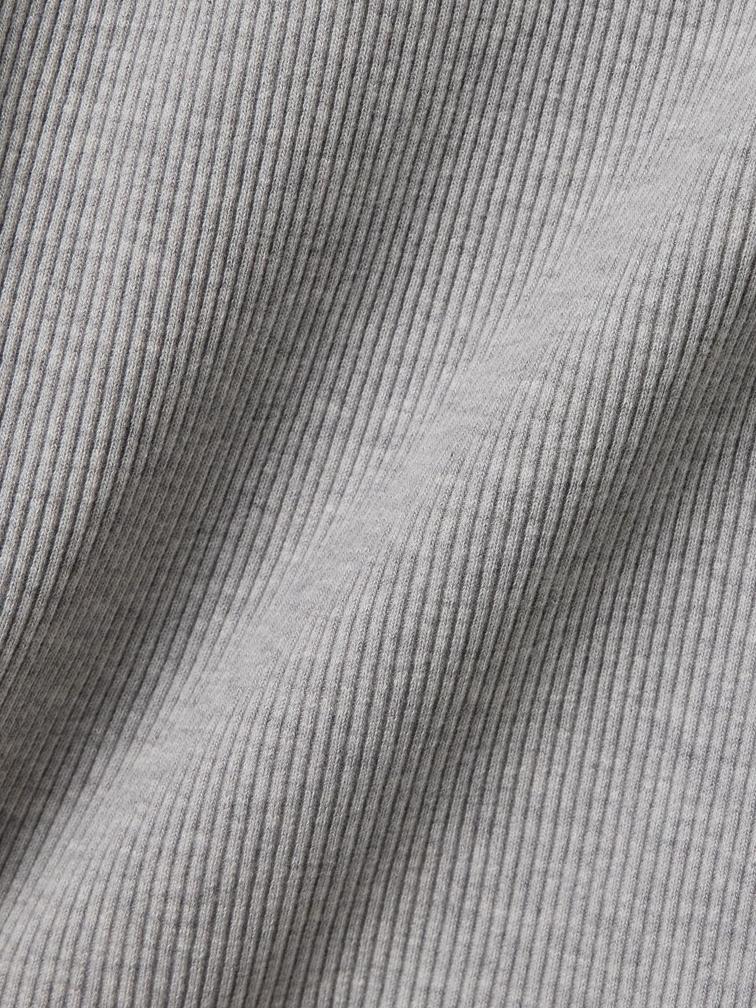 Rayne ribbed stretch organic cotton and Lyocell-blend jersey tank Gray - 5
