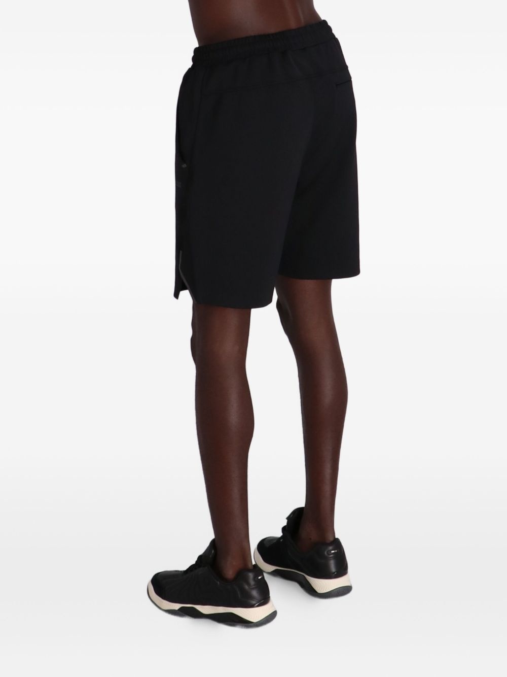 elasticated-waistband track shorts - 5