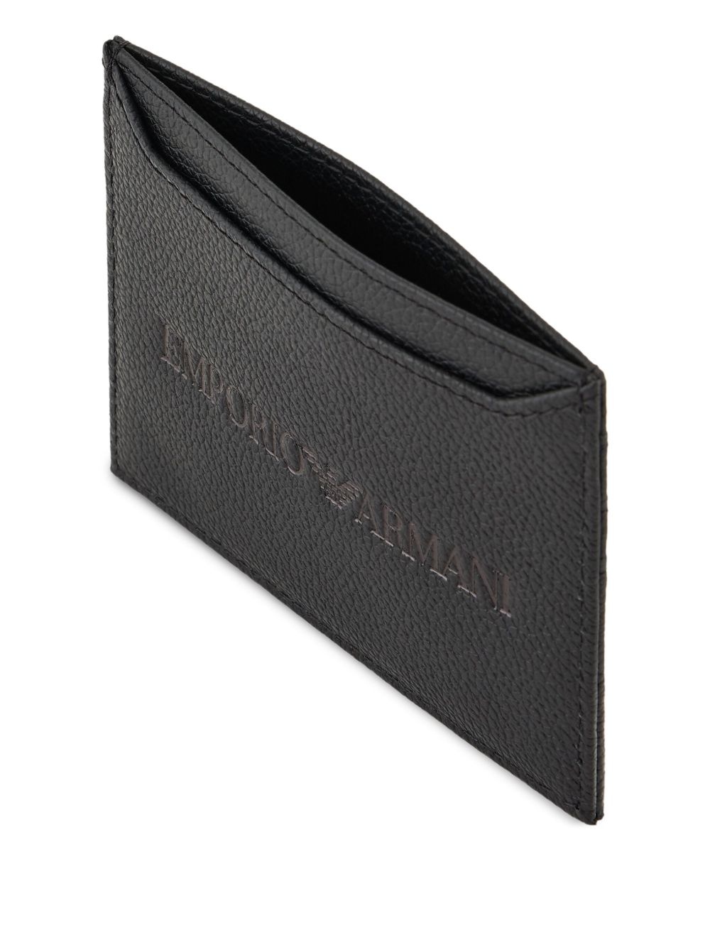 logo-embossed cardholder - 3