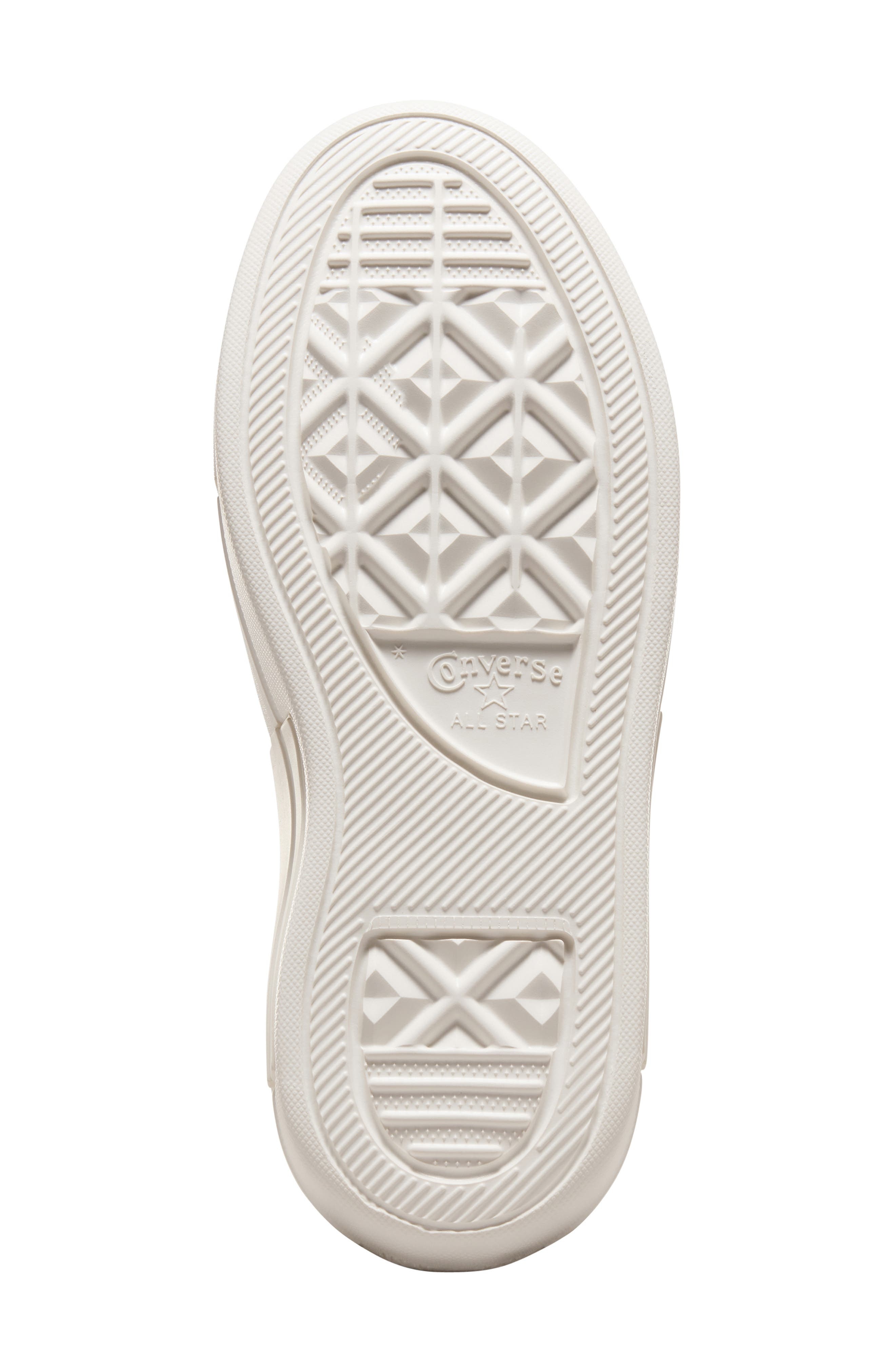 Converse Gender Inclusive Chuck Taylor® All Star® Cruise Platform Sneaker in Egret/White/Egret at No - 4
