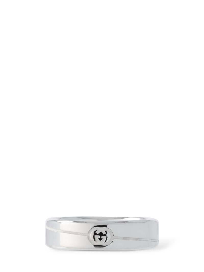Gucci Tag sterling silver ring - 3