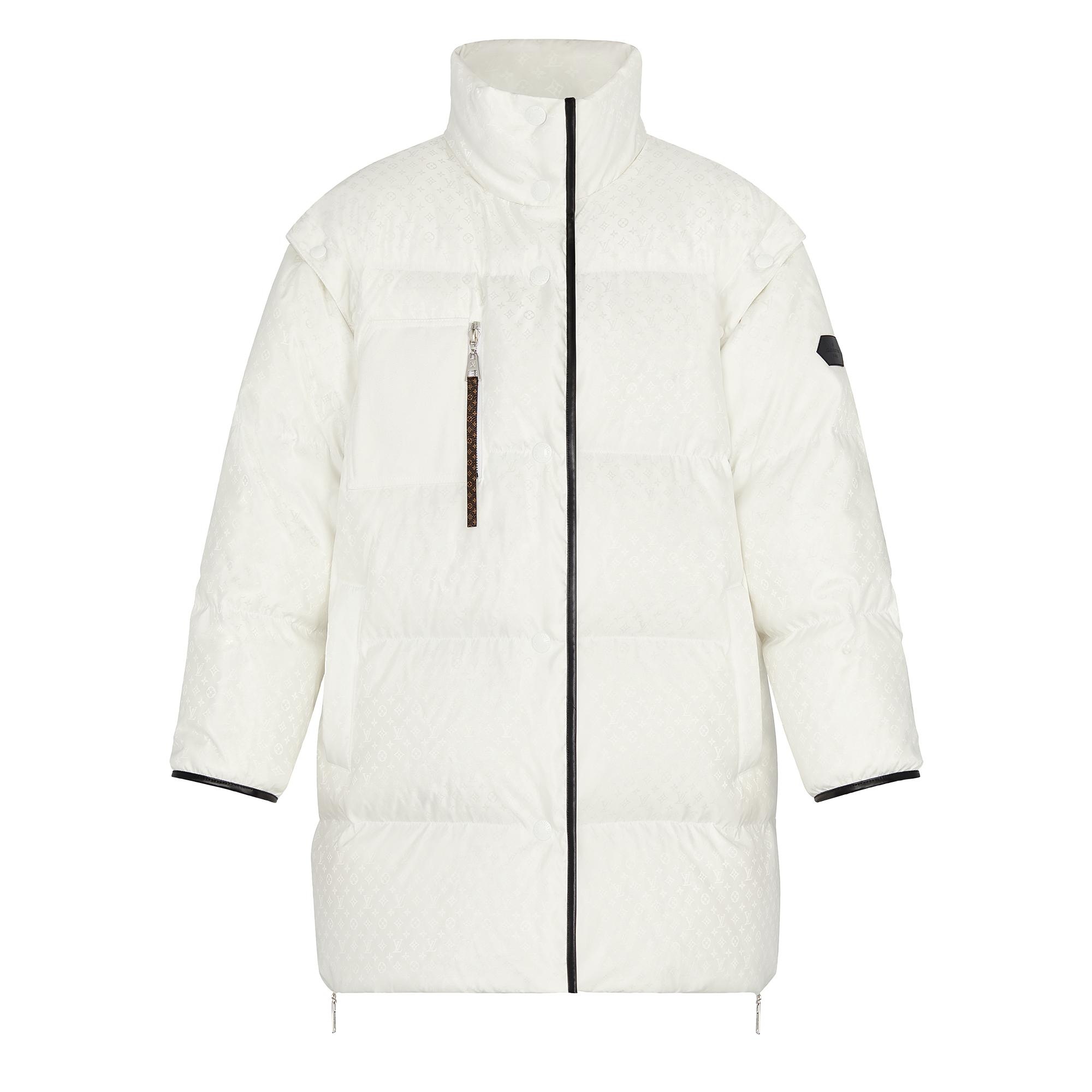 Snap Sleeve Oversize Goose-Down Jacket - 1