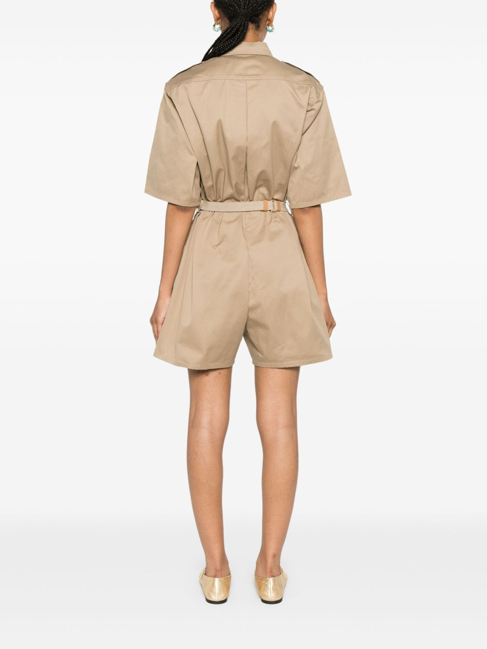 belted playsuit - 4