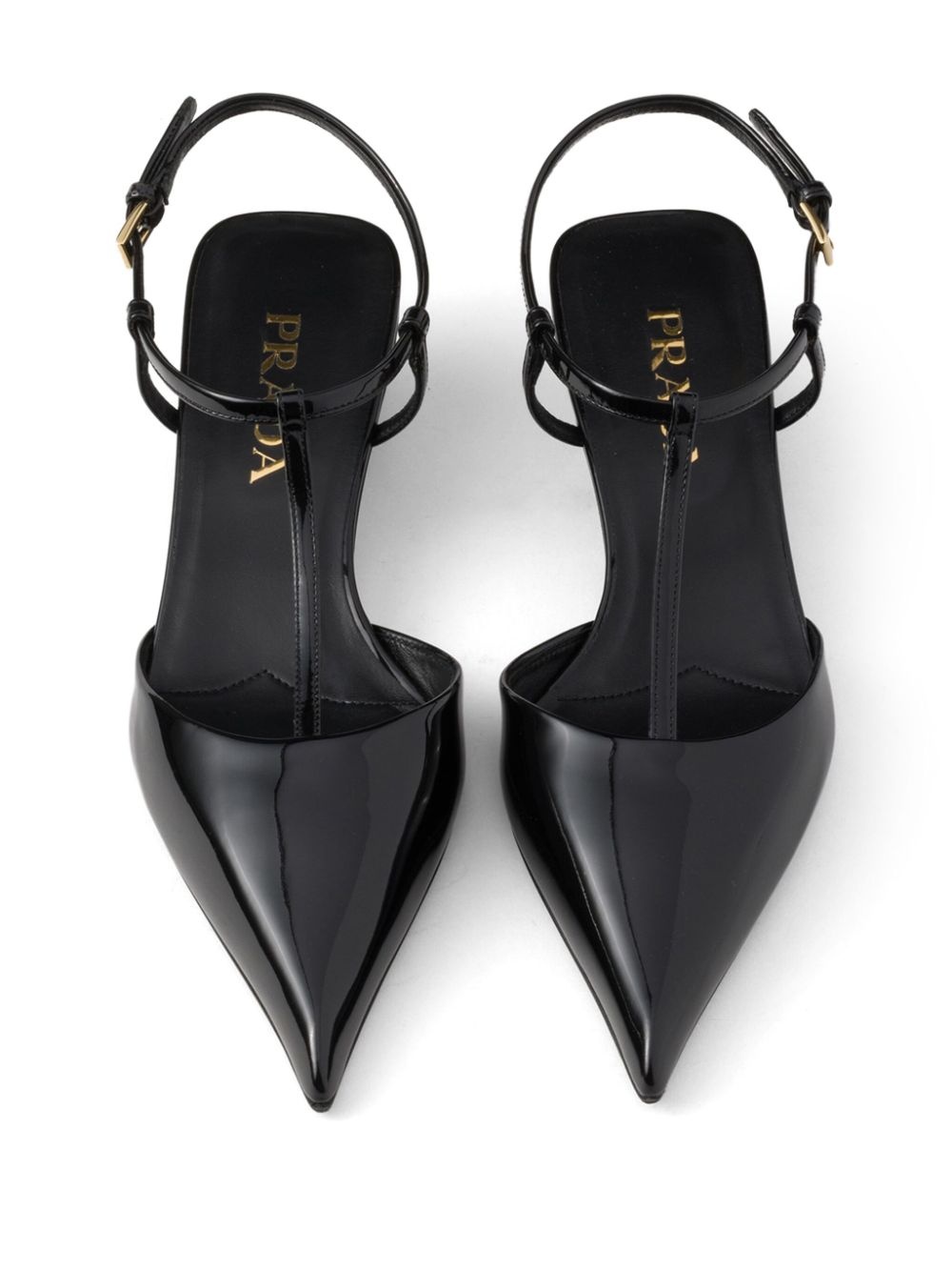 35mm leather slingback pumps - 4