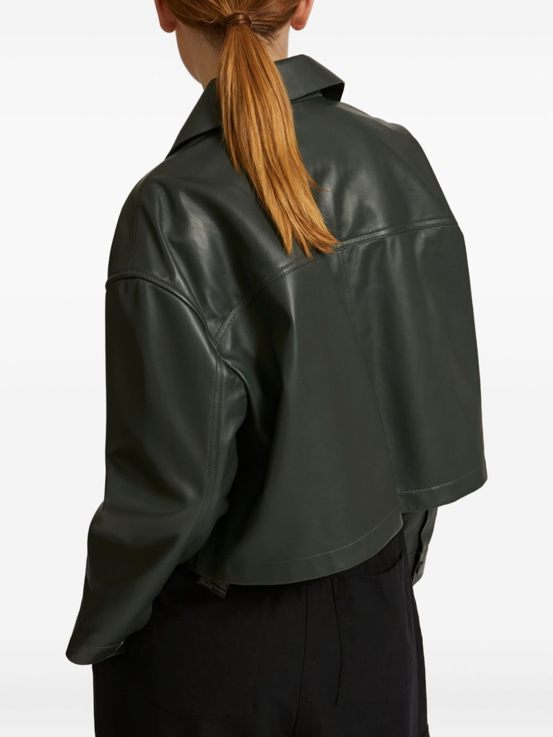 flap-pocket leather jacket 3