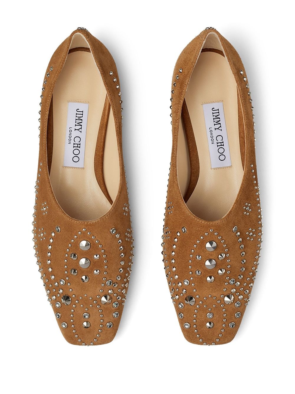 Joselyn stud-embellished flats - 4