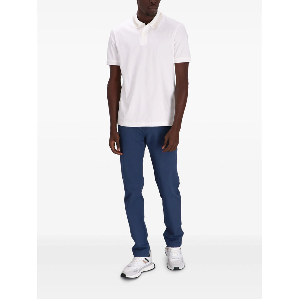 Boss White Polo Shirts Men - 2