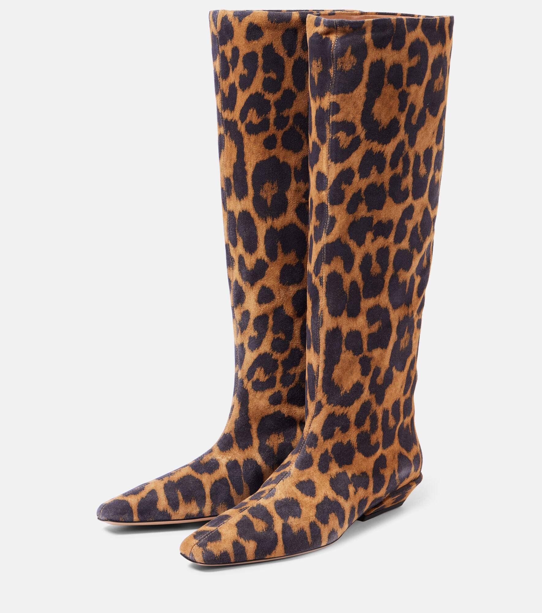 Bettina 25 suede knee-high boots - 4