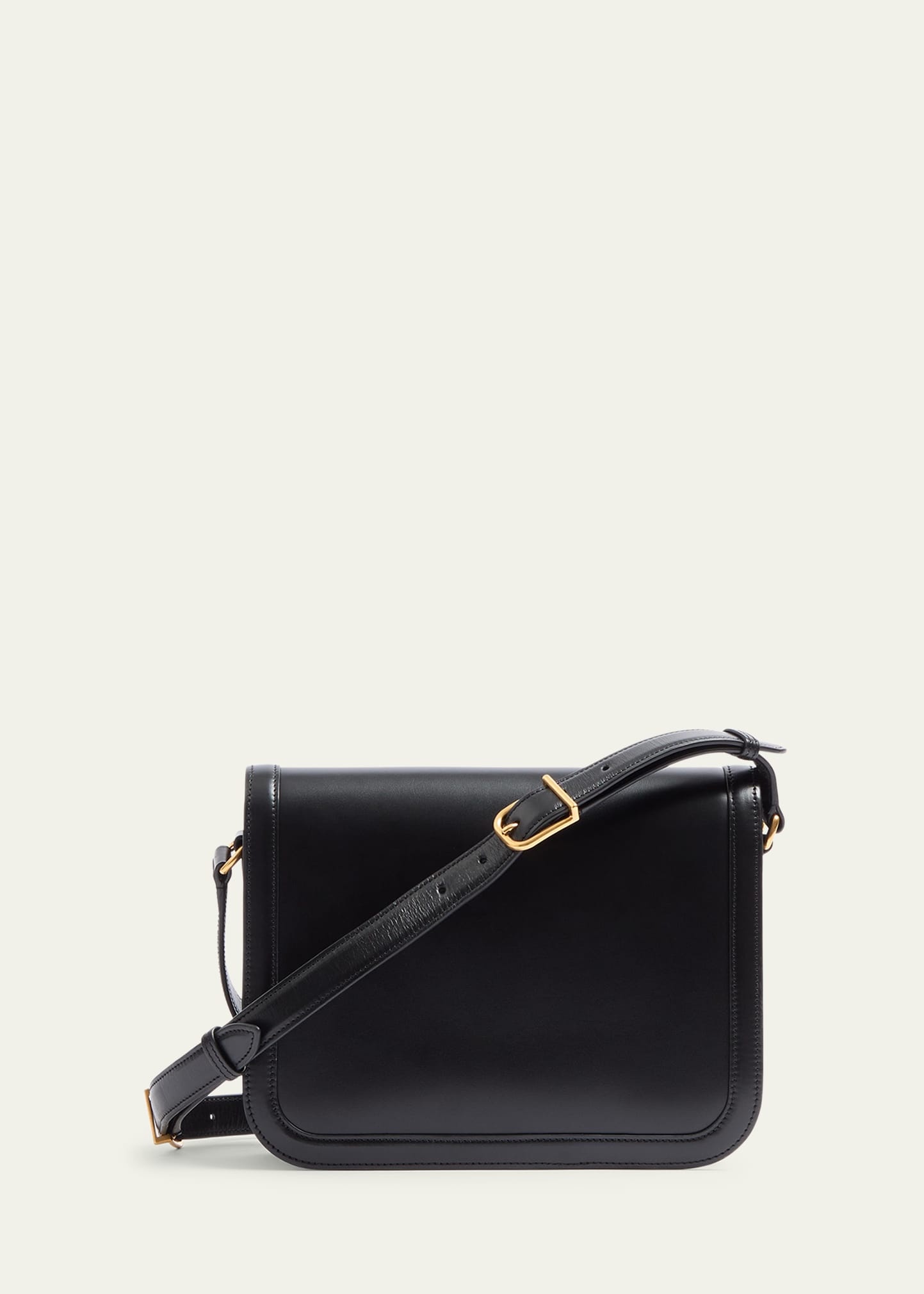 Men's Brass VLogo Leather Shoulder Bag - 3