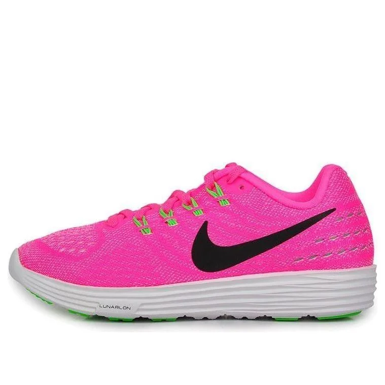 (WMNS) Nike Lunartempo 2 Pink Blast Black-White-Rg Green 818098-601 - 1