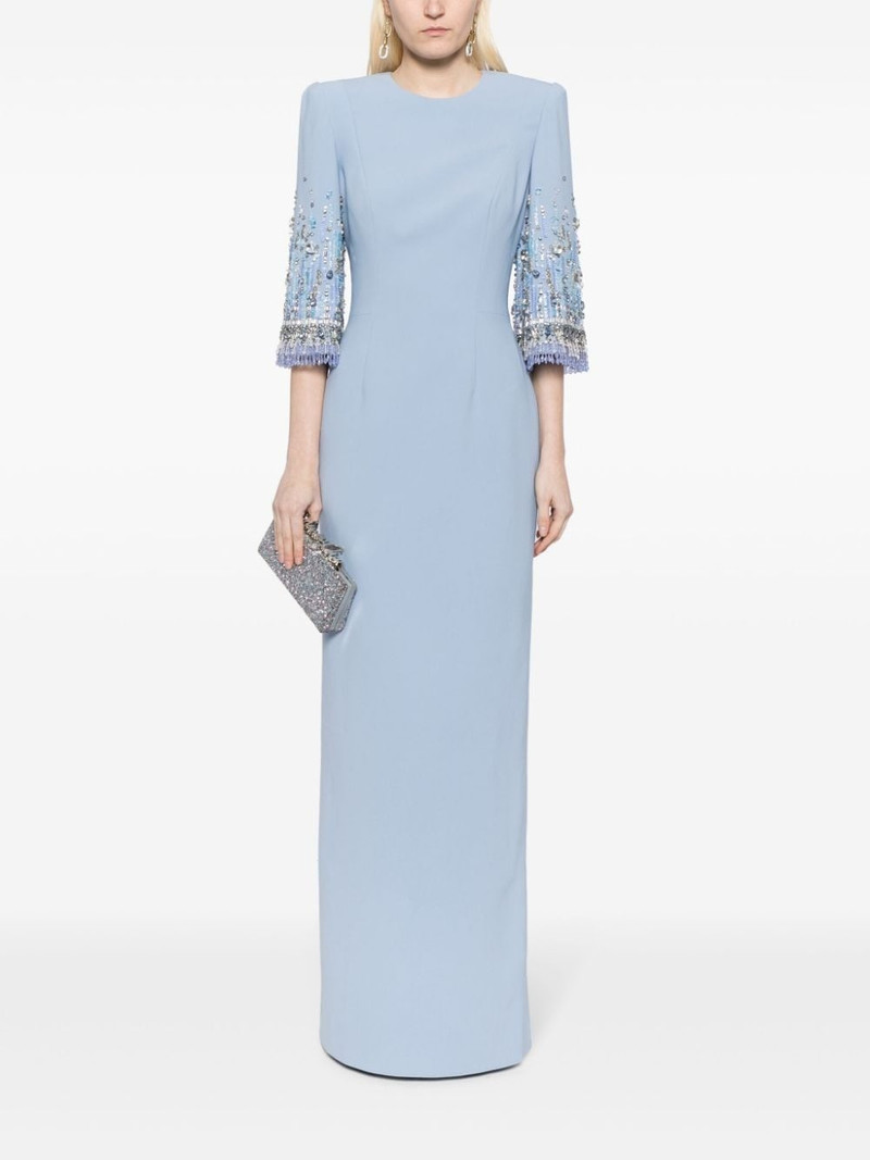 JENNY PACKHAM Bergman embellished maxi dress outlook