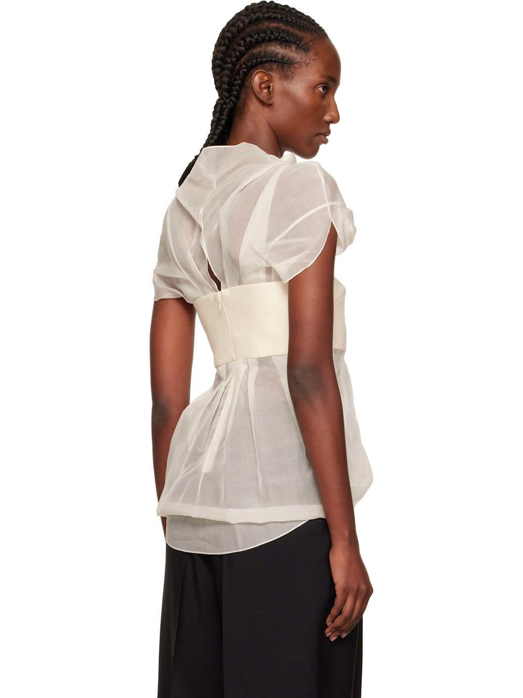 White Moon Beam Blouse - 3