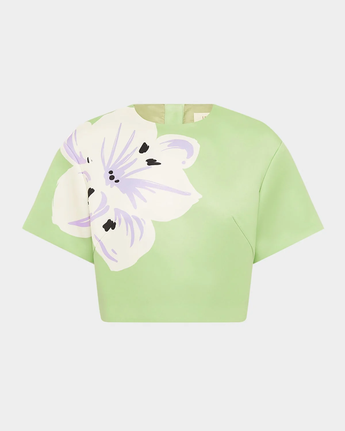 Indie Floral-Print Crop Top - 1