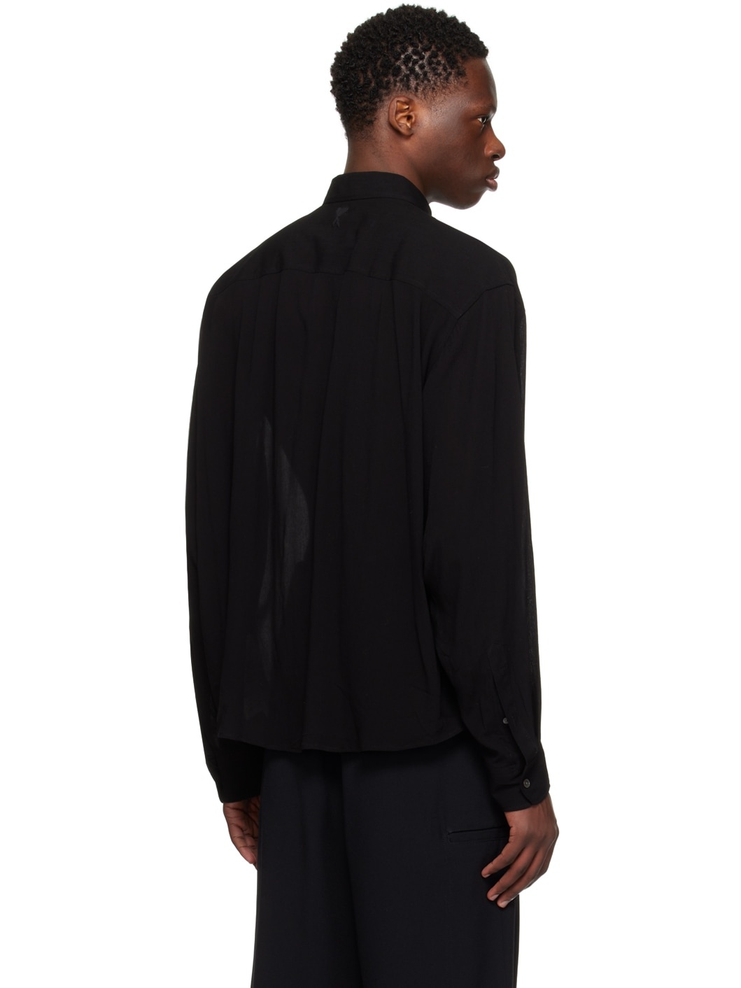 Black Boxy Shirt - 3