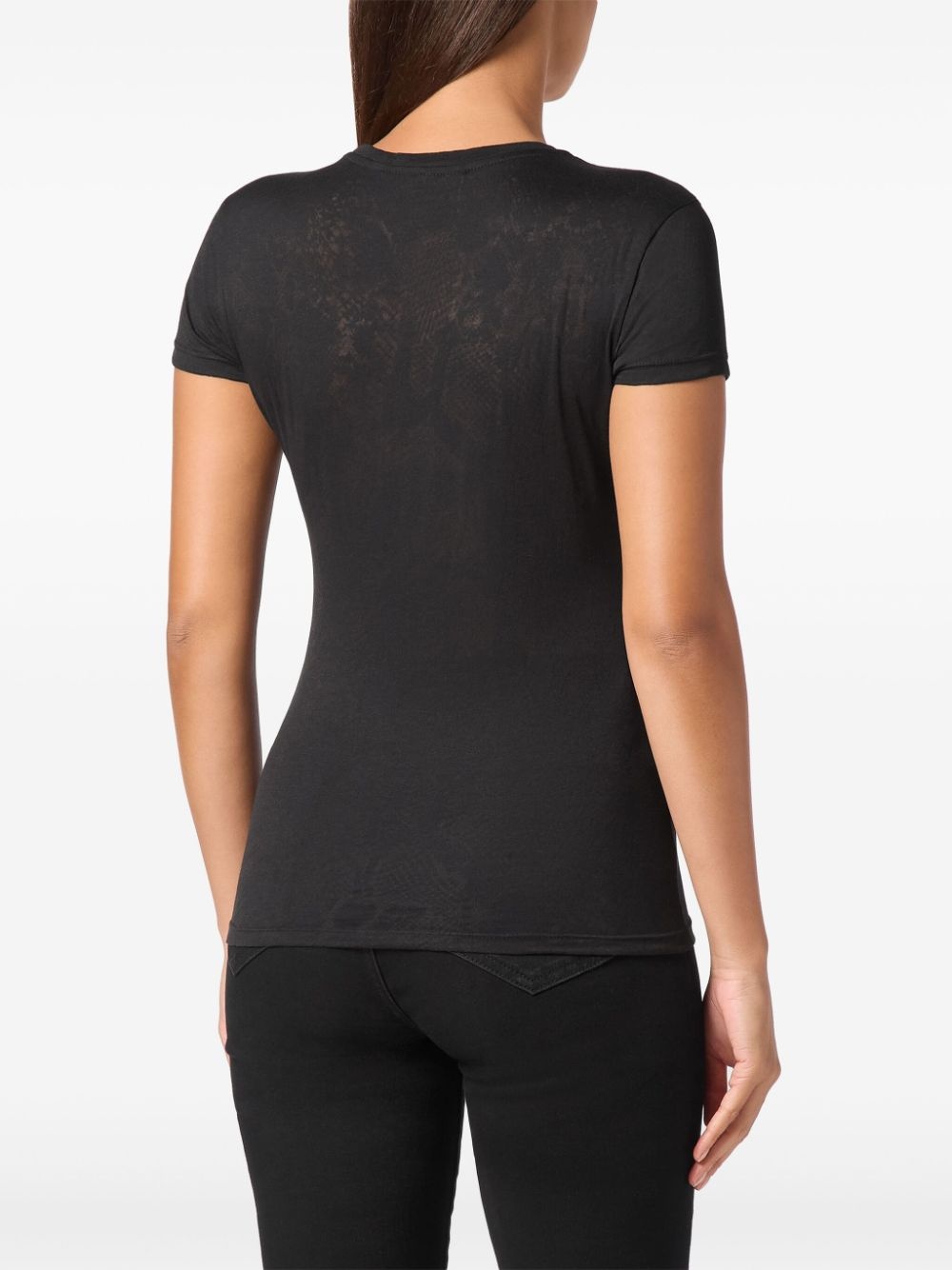 logo-embellished T-shirt - 4