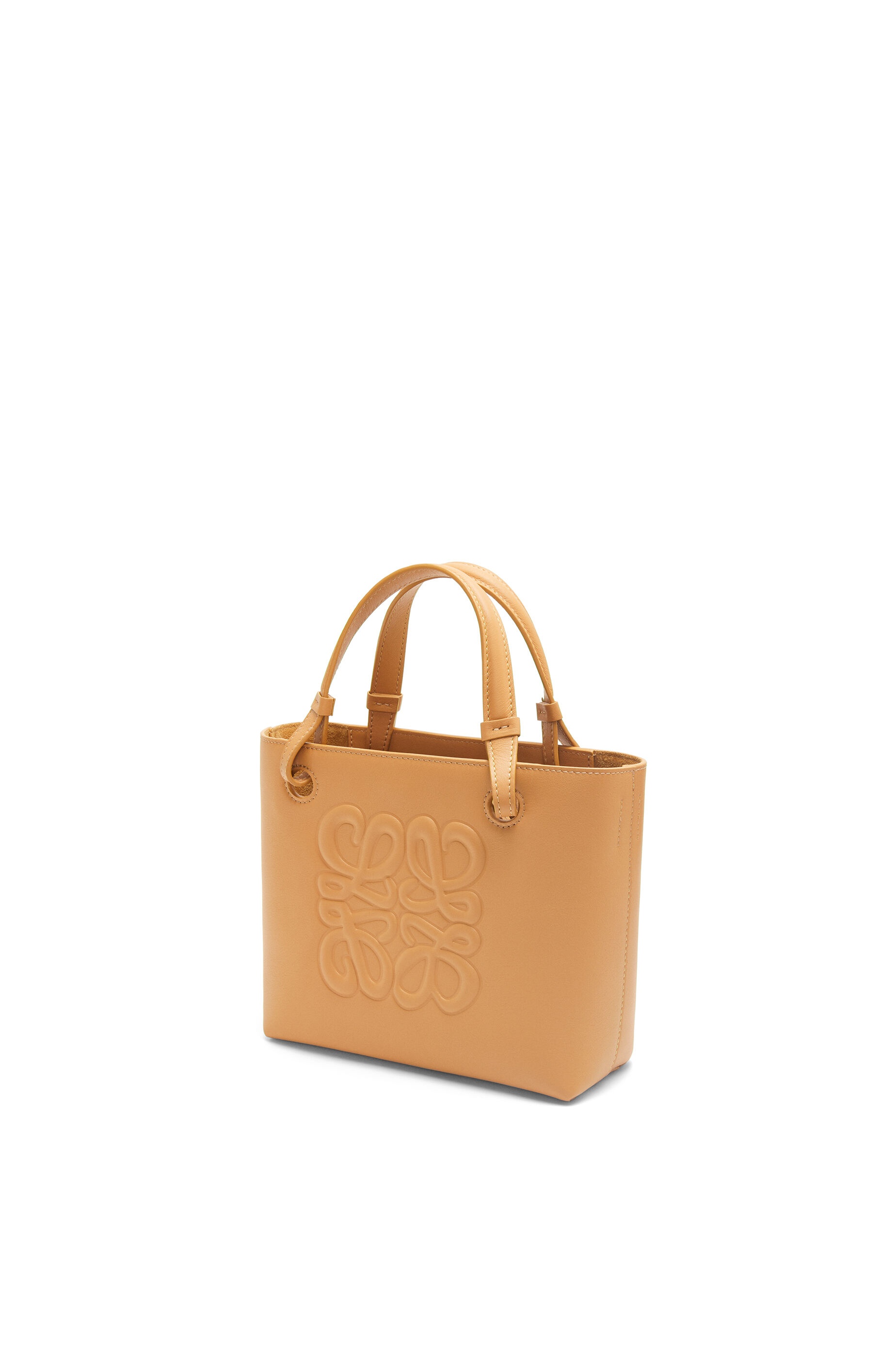 Mini Inflated Anagram Tote in classic calfskin - 3