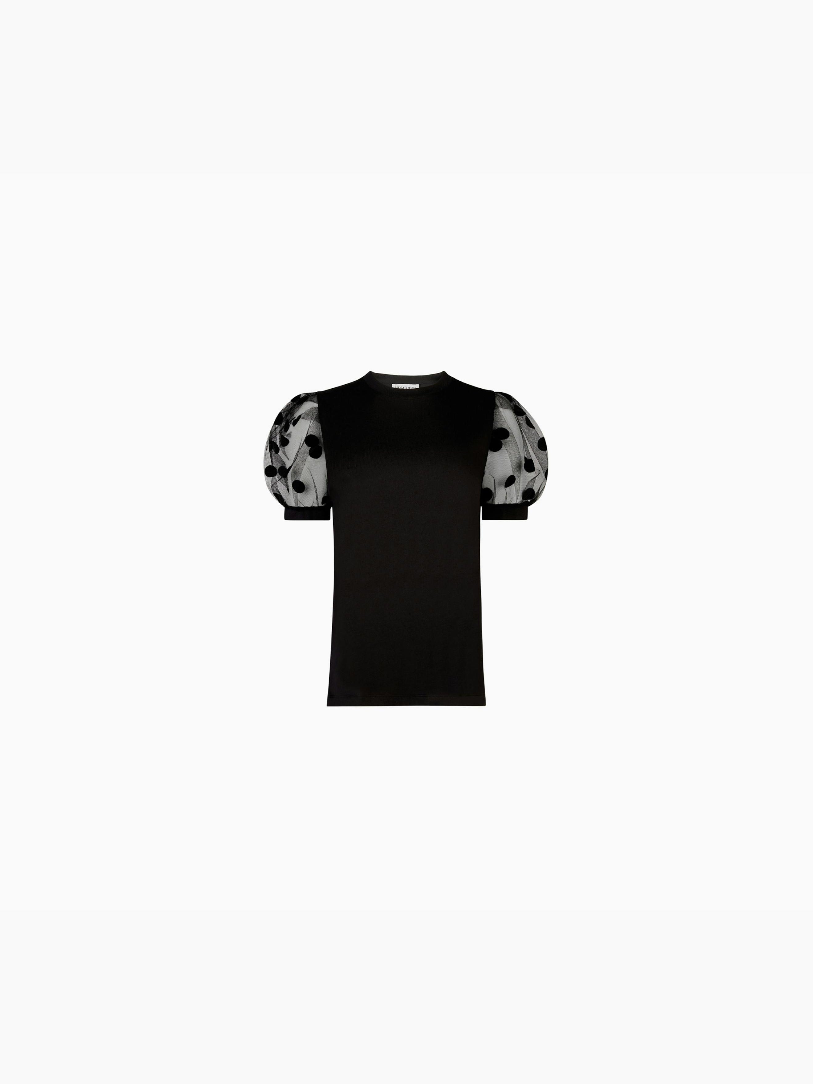 T-SHIRT WITH PUFF SLEEVES - 5