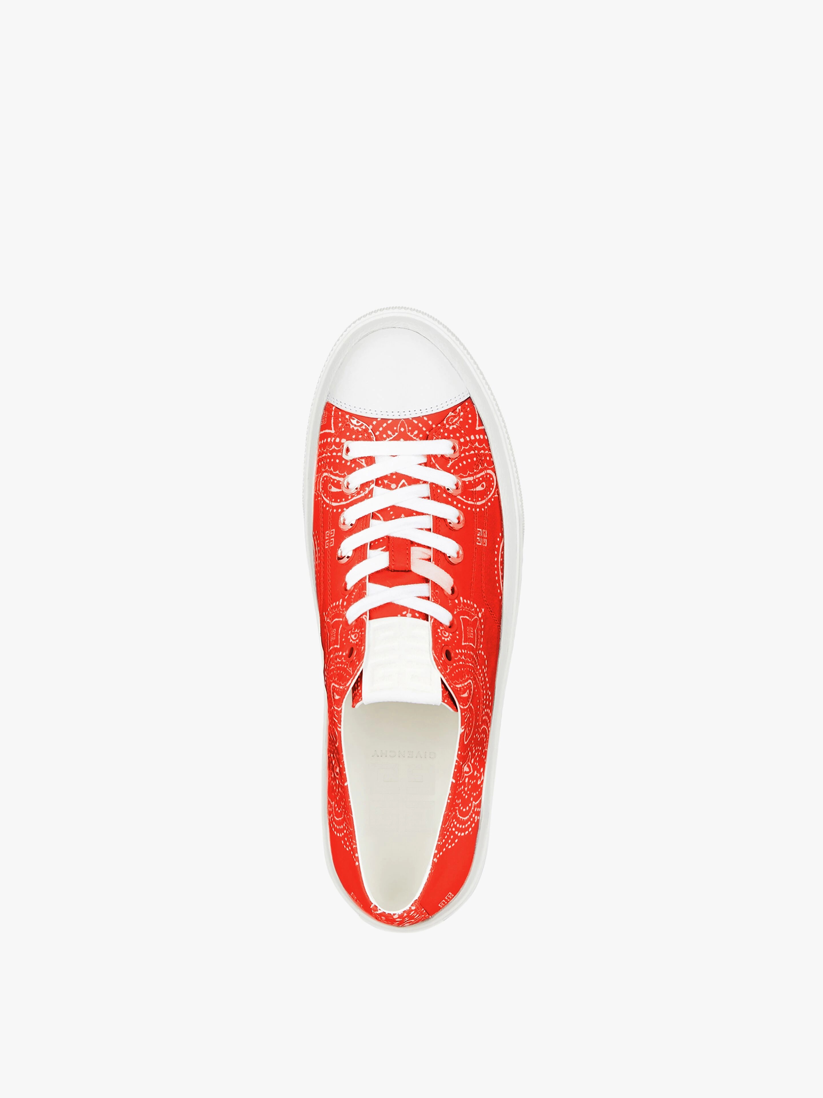 SNEAKERS CITY IN BANDANA PRINTED CANVAS - 4