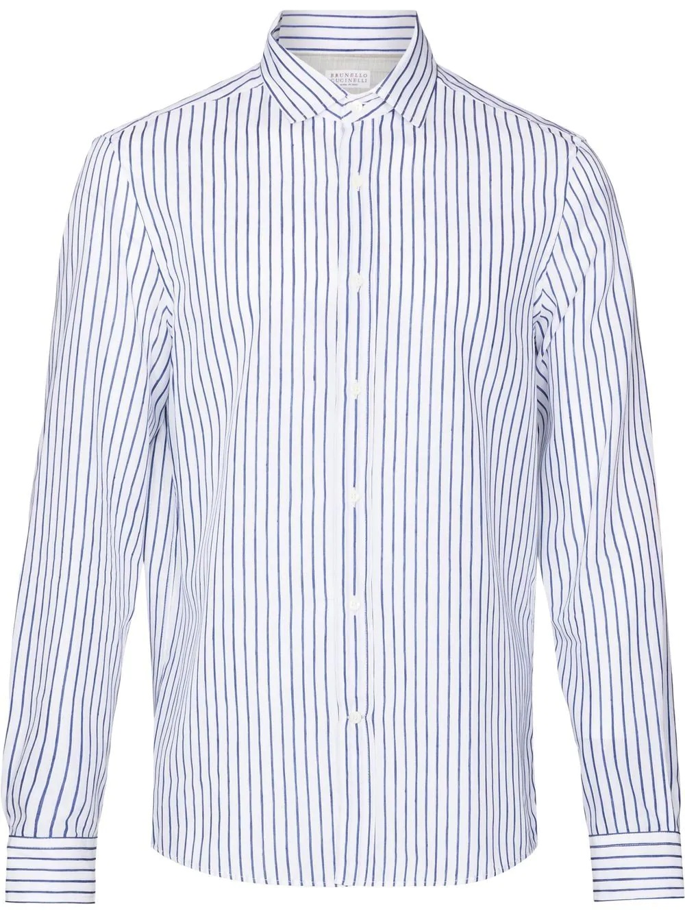 striped long-sleeve shirt - 1