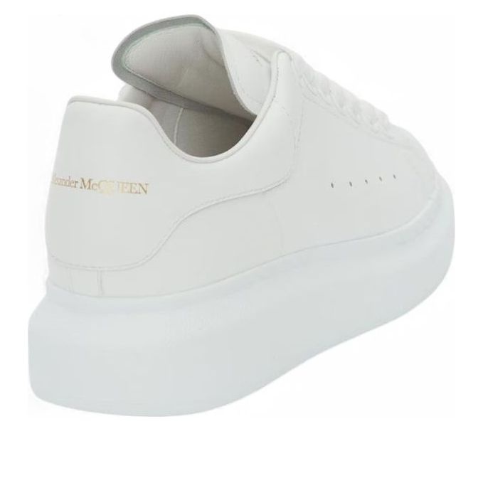 (WMNS) Alexander McQueen Oversized 'Triple White' 553770-WIEE0-9000 - 3