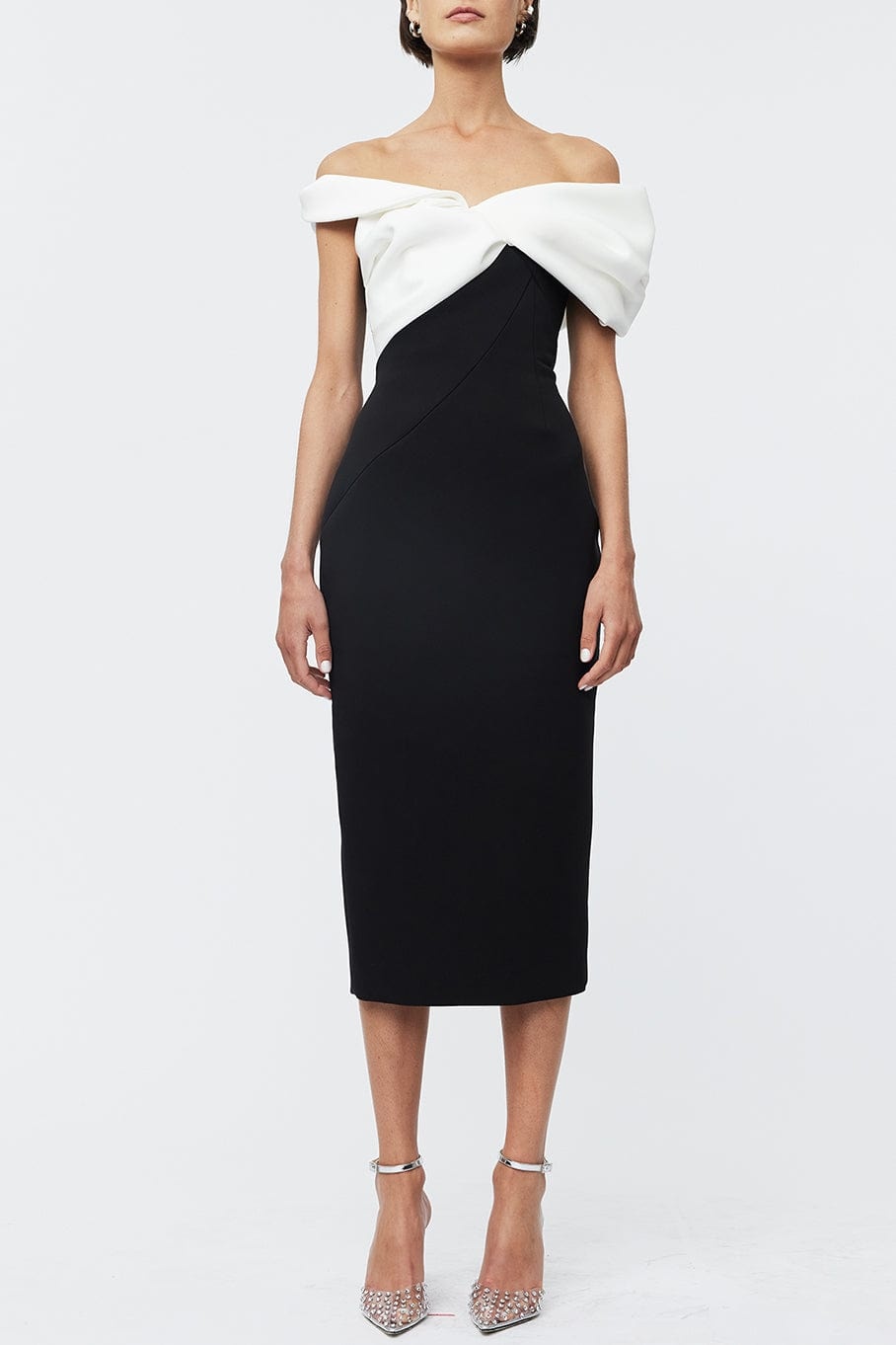 Matteo Draped Midi Dress - 2