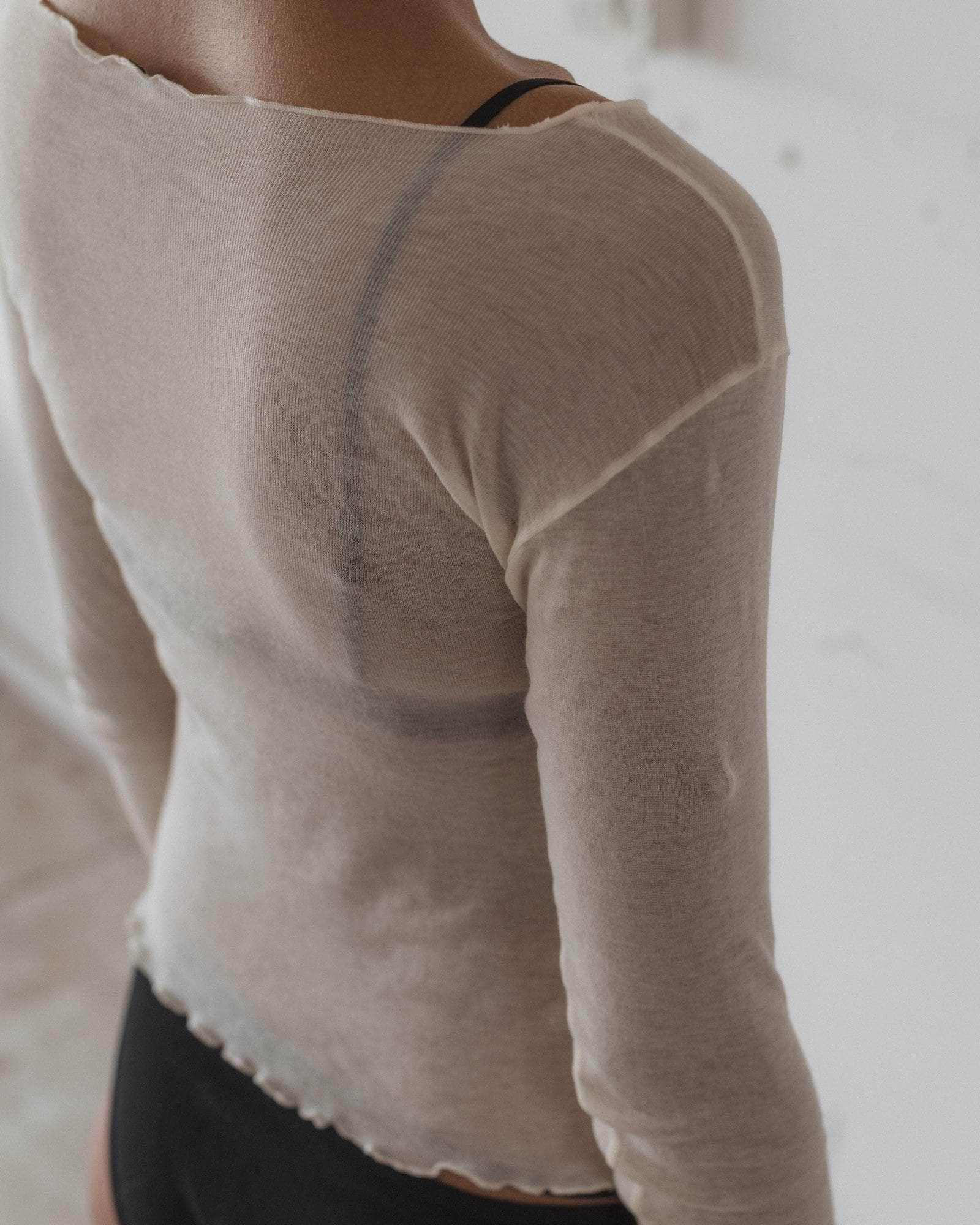 Tabbys Star Long Sleeve Tee - Fine Organic Cotton Rib - 5