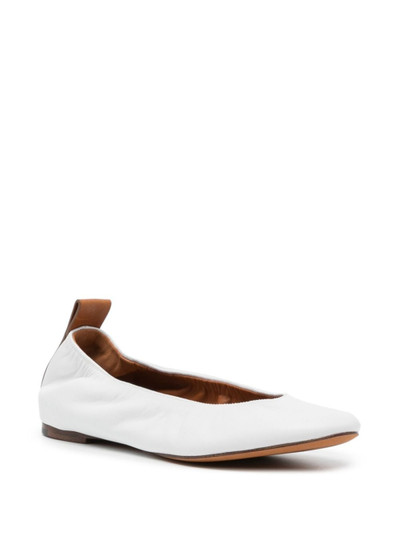 Lanvin leather ballerina shoes outlook