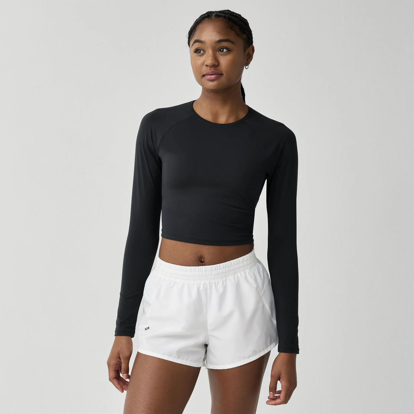Luxe Crop Long Sleeve - 1