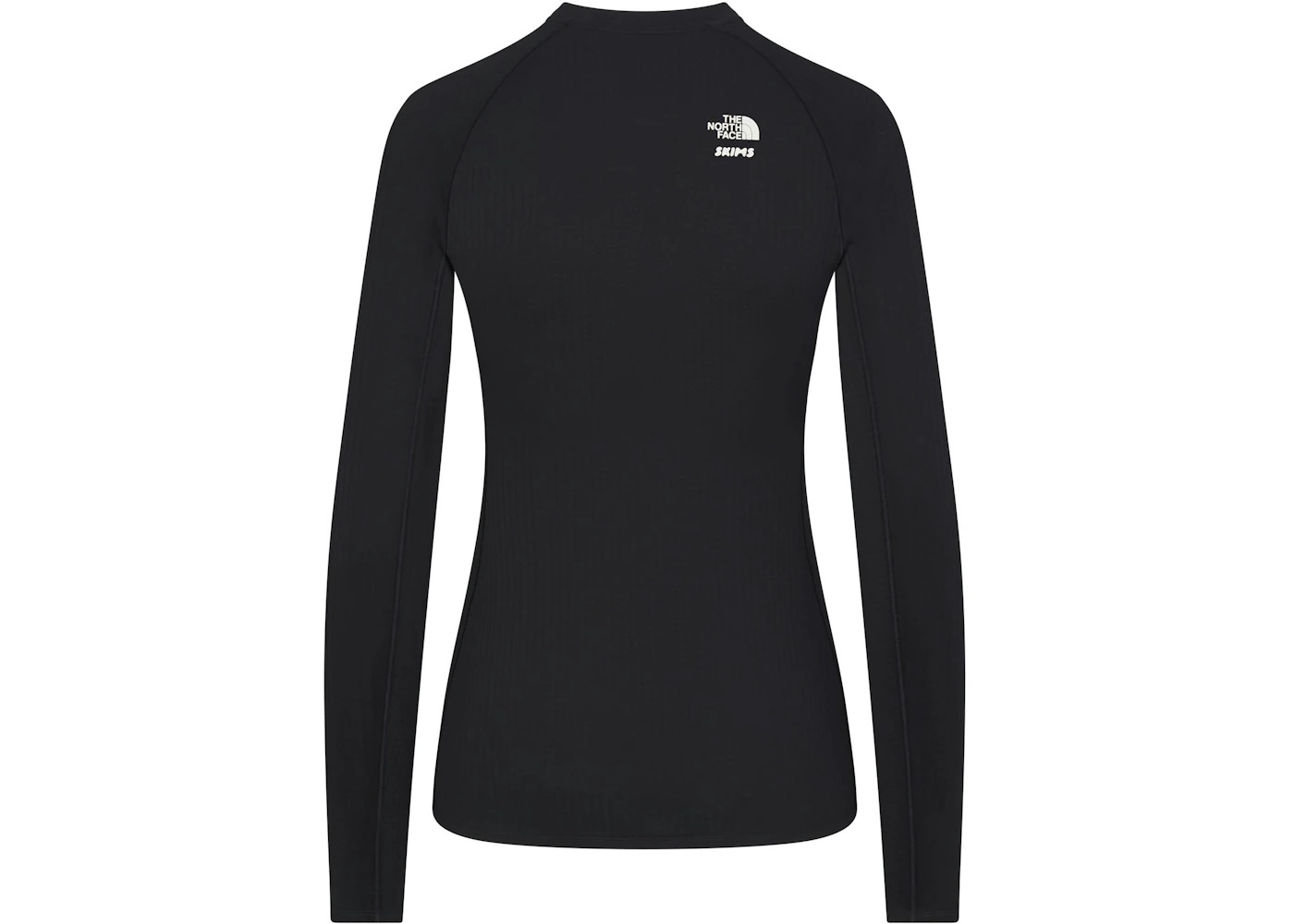 SKIMS x TNF Dotknit Long Sleeve Top Onyx - 2