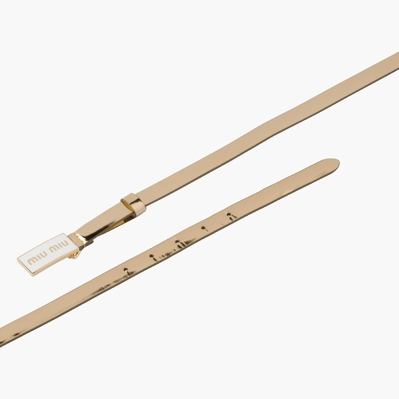 Brushed leather belt 5