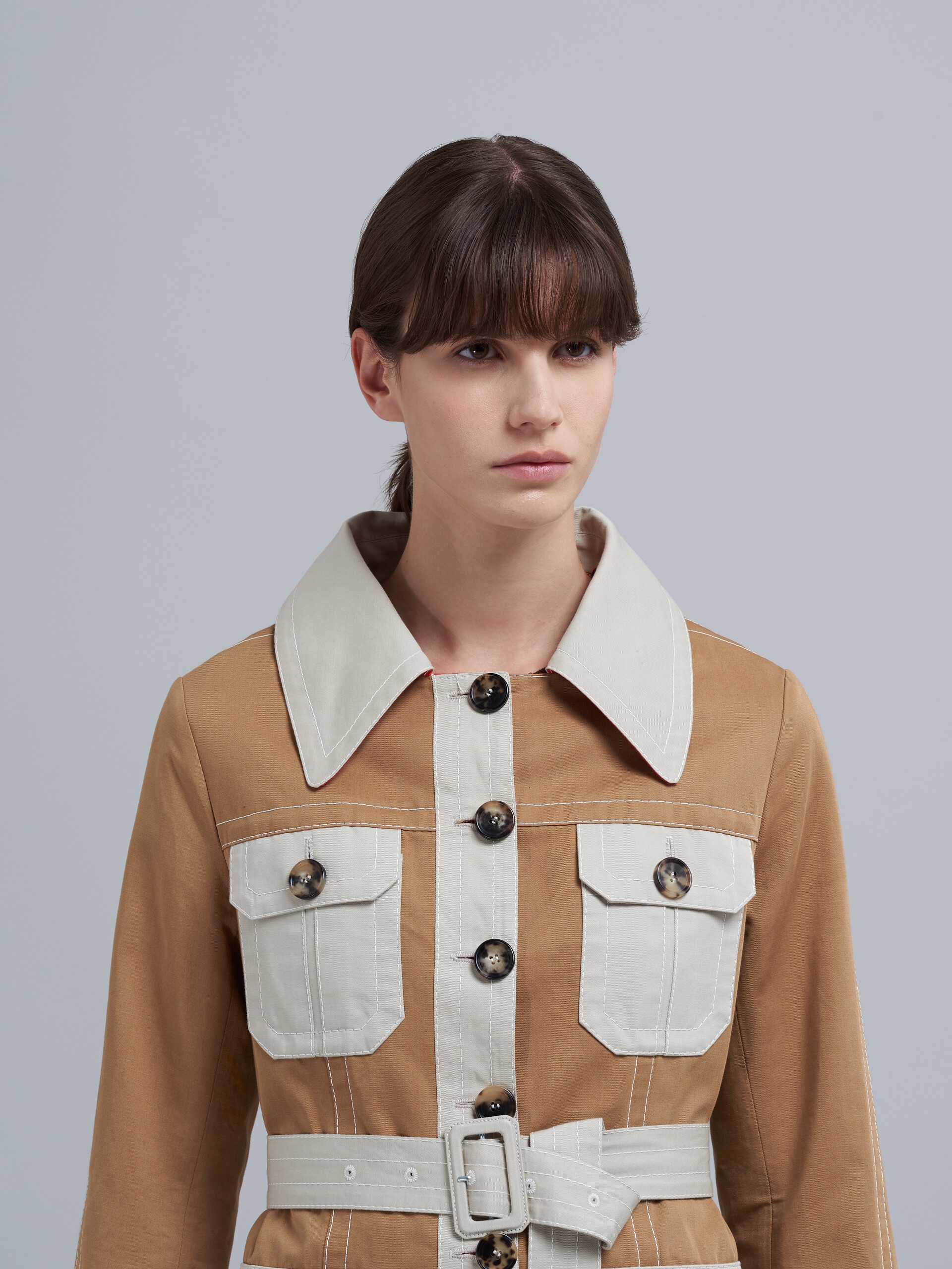 COTTON DRILL SAFARI JACKET - 4