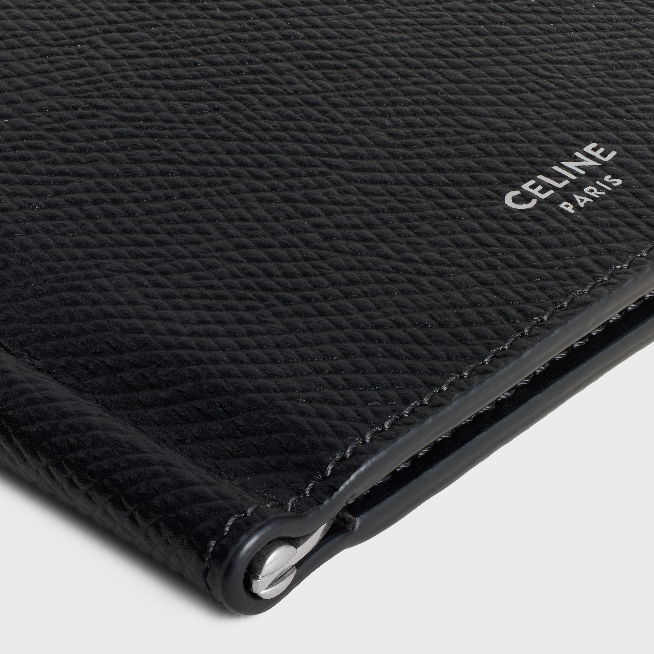 bill clip wallet IN Grained Calfskin - 5
