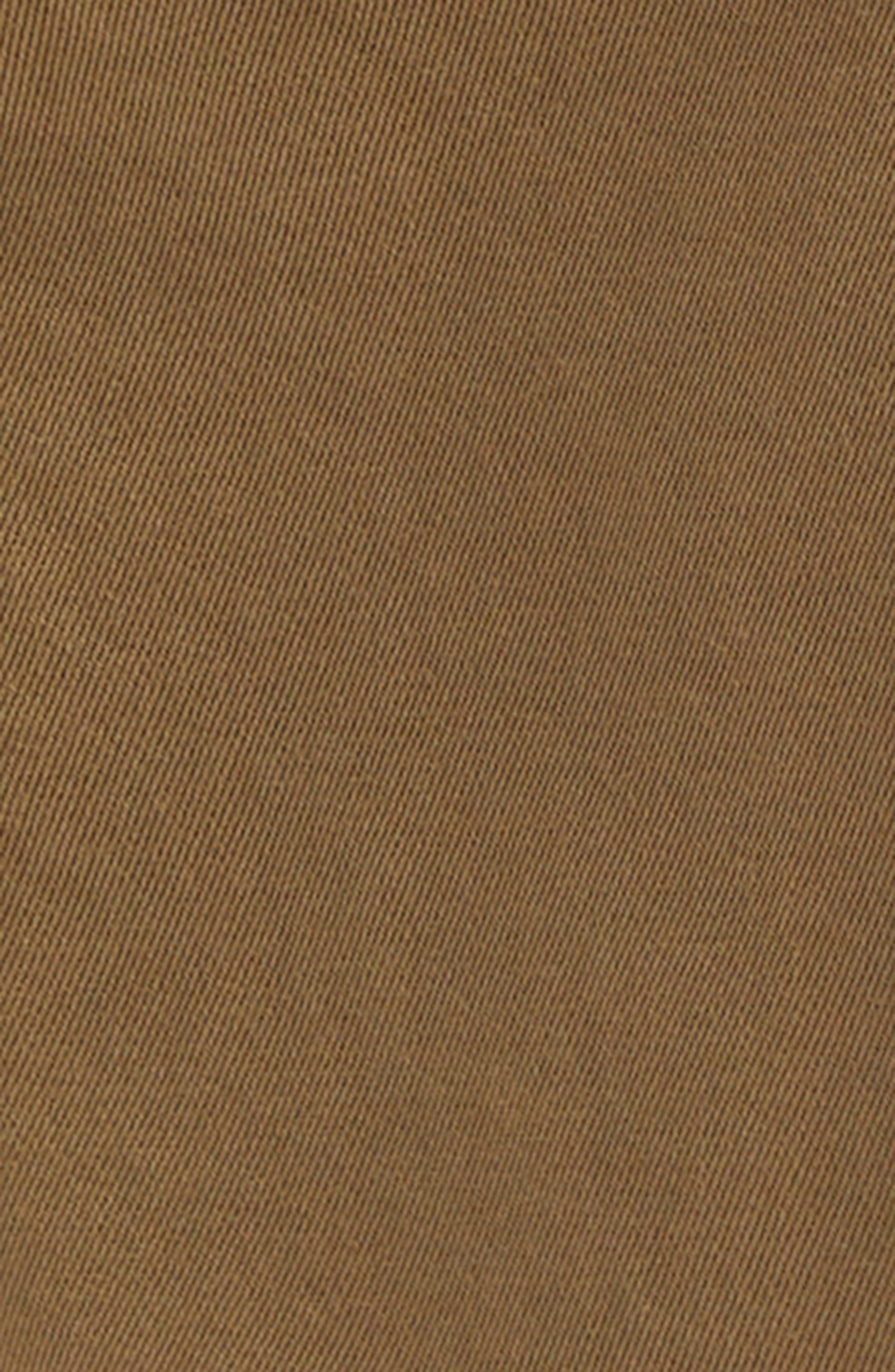Thom Browne Cotton Twill Crop Chinos in Camel at Nordstrom - 7